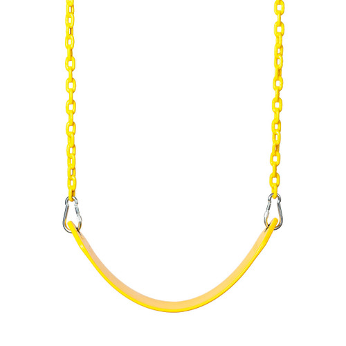 CoPoly Deluxe Residential Belt Seat with 8'6" Plastisol Chain (S-094R) CoPoly Deluxe Residential Belt Seat with 8'6" Plastisol Chain (S-094R)