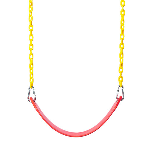 CoPoly Deluxe Residential Belt Seat with 5'6" Fully Coated Chain (S-095R) CoPoly Deluxe Residential Belt Seat with 5'6" Fully Coated Chain (S-095R)