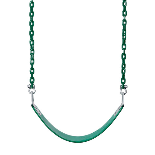 Basic Commercial Belt Swing Seat with 5'6" Plastisol Chain Basic Commercial Belt Swing Seat with 5'6" Plastisol Chain