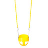 Residential Full Bucket Swing Seat with 5'6" Fully Coated Chain (S-265R)  - Yellow Swing / Yellow Chain Residential Full Bucket Swing Seat with 5'6" Fully Coated Chain (S-265R)  - Yellow Swing / Yellow Chain
