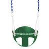 CoPoly Half Bucket Swing Seat with 8'6" Plastisol Chain (S-134R)