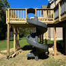 Super Open Spiral Slide - Grey Super Open Spiral Slide - Grey