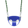 Commercial Half Bucket Swing Seat with 5'6" Plastisol Chain Commercial Half Bucket Swing Seat with 5'6" Plastisol Chain
