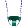 Commercial Half Bucket Swing Seat with 8'6" Plastisol Chain (S-144)