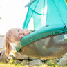 Swing House with 40" Sky Swing - Teal Swing House with 40" Sky Swing - Teal
