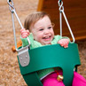 Residential Full Bucket Swing Seat with 5'6" Soft Grip Chain (S-263R)