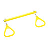 Trapeze Bar with Triangle Rings - Yellow Trapeze Bar with Triangle Rings - Yellow
