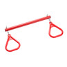 Trapeze Bar with Triangle Rings - Red Trapeze Bar with Triangle Rings - Red