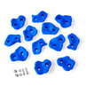Small Climbing Rock Holds Set of 12 - Blue Small Climbing Rock Holds Set of 12 - Blue