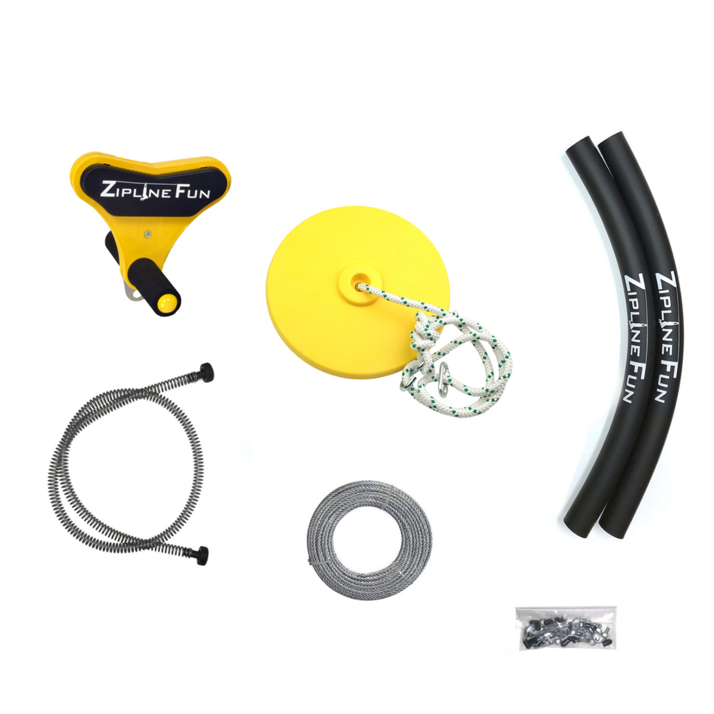 Zipline Fun 35 ft Zip Line Bundle (Total Z35)
