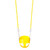 Residential Full Bucket Swing Seat with 5'6" Fully Coated Chain (S-265R)  - Yellow Swing / Yellow Chain