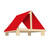 Custom Vinyl Roof Tarp for Playset - Red