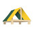 Custom Vinyl Roof Tarp for Playset - Green/Yellow