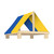 Custom Vinyl Roof Tarp for Playset - Blue/Yellow