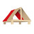 Custom Vinyl Roof Tarp for Playset - Red/Tan