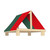 Custom Vinyl Roof Tarp for Playset - Green/Red