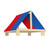 Custom Vinyl Roof Tarp for Playset - Red/Blue