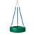 Plastic Tire Swing with 5'6" Soft Grip Chain - Green Swing / Blue Chain