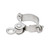 Stamped Steel Pipe Beam Swing Hanger - 3-1/2" Loop