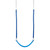 CoPoly Deluxe Residential Belt Seat with 5'6" Soft Grip Chain (S-093R) - Blue Seat / Blue Chain