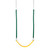 CoPoly Deluxe Residential Belt Seat with 5'6" Soft Grip Chain (S-093R) - Yellow Seat / Green Chain