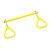 Trapeze Bar with Triangle Rings - Yellow