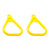 Plastic Trapeze Ring - Yellow