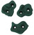 Small Climbing Rock Holds - Green
