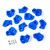 Small Climbing Rock Holds Set of 12 - Blue