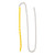 Plastisol Coated Swing Chain - 8'6" Length - Yellow