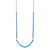CoPoly Deluxe Residential Belt Seat with 8'6" Plastisol Chain (S-094R) - Blue Swing / Blue Chain