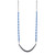 Basic Commercial Belt Swing Seat with 8'6" Heavy Duty Chain (S-026) - Black Swing / Blue Chain