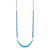 Basic Commercial Belt Swing Seat with 8'6" Heavy Duty Chain (S-026) - Blue Swing / Blue Chain