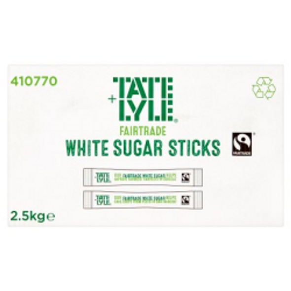 Tate & Lyle Sugar Sticks | White | Fairtrade