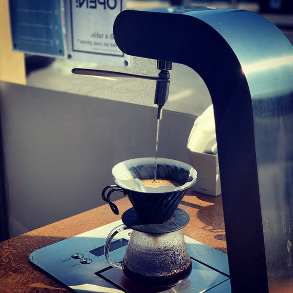 Coffee Pourover in the office