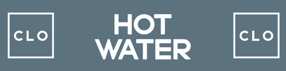 Hot water label