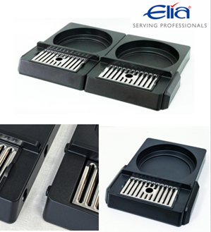 Elia Airport flask stand display