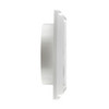 3" White Plastic Louver Vent  (Price Per Piece).  Item#  1475W