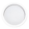 1" Round Open Screen White Aluminum Louver with Insect Screen  (Priced Per Bag of 6).  Item#  1" RWS-100