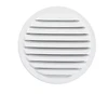 4" Round White Aluminum Louver with Insect Screen and 6 Aluminum Tabs  (Priced Per Bag of 4).  Item#  4" RWT-100