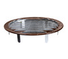 4" Round Brown Aluminum Louver with Insect Screen and 6 Aluminum Tabs  (Priced Per Bag of 4).  Item#  4" RBT-100