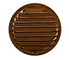 4" Round Brown Aluminum Louver with Insect Screen and 6 Aluminum Tabs  (Priced Per Bag of 4).  Item#  4" RBT-100