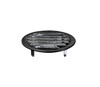 2" Round Black Aluminum Louver with Insect Screen and 4 Aluminum Tabs  (Priced Per Bag of 6).  Item#  2" RBLT-100