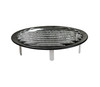 4" Round Black Aluminum Louver with Insect Screen and 6 Aluminum Tabs  (Priced Per Bag of 4).  Item#  4" RBLT-100