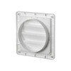 6" White Air Intake Vent  (Price Per Piece).  Item#  606W