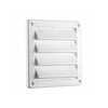 6" White Air Intake Vent  (Price Per Piece).  Item#  606W