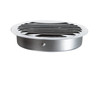 6" Round White Aluminum Louver with No Insect Screen  (Priced Per Bag of 2).  Item #6" WNS-100