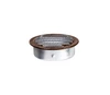 1" Round Brown Aluminum Louver with No Insect Screen  (Priced Per Bag of 6).  Item #1" BNS-100