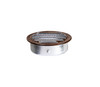 2.5" Round Brown Aluminum Louver with No Insect Screen  (Priced Per Bag of 4).  Item #2.5" BNS-100