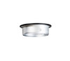 1" Round Black Aluminum Louver with No Insect Screen  (Priced Per Bag of 6).  Item #1" BLNS-100